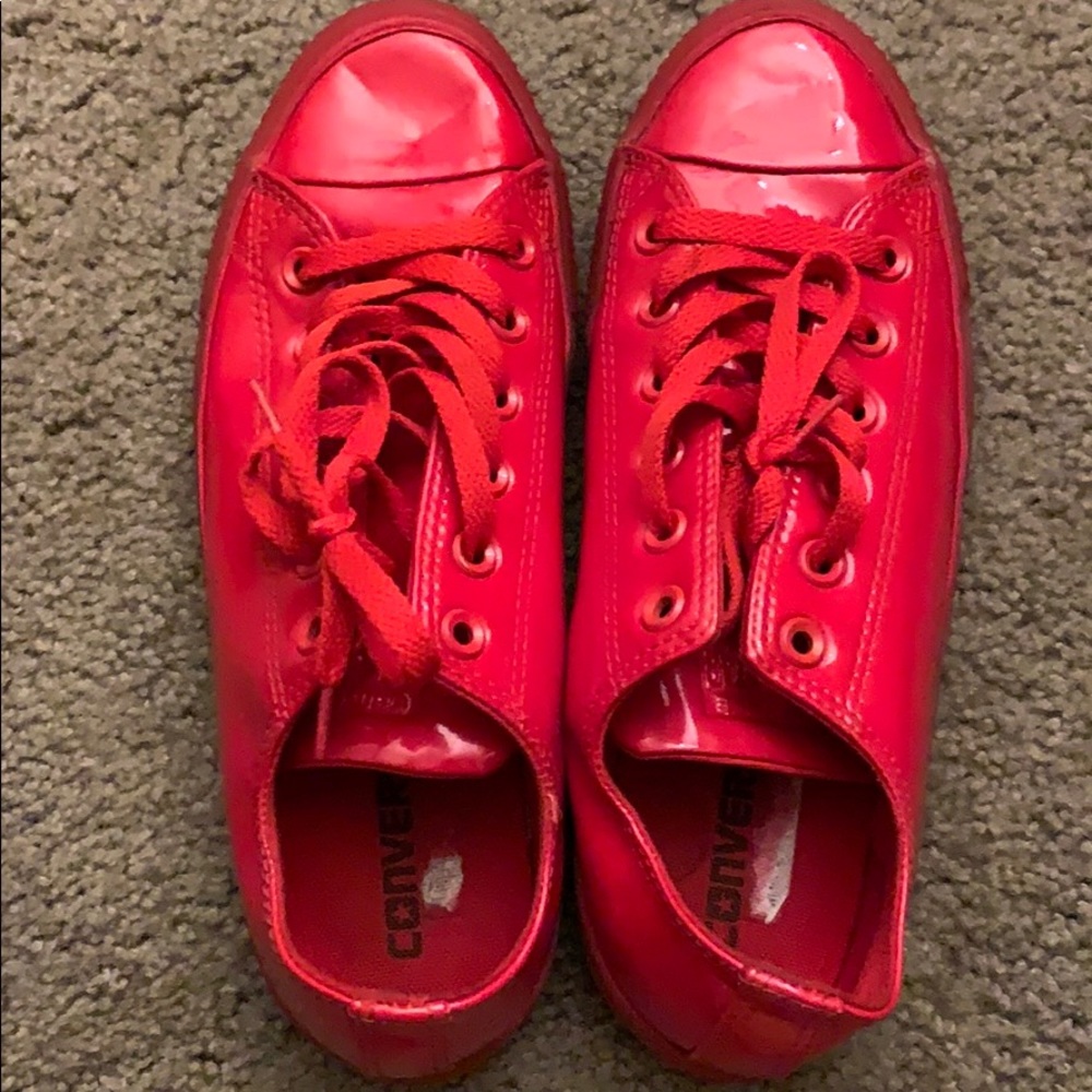 All red chuck Taylor